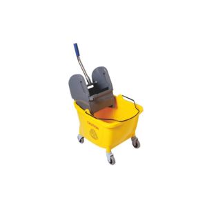 Quality Industrial Cleaning 32L Down Press Single Mop Wringer Trolley wholesale