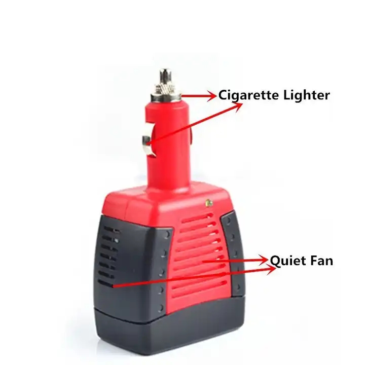 Smart Quick Usb Charger 24V Dc To 220V Ac 75W Car Inverter Regenerative Braking Electric 75W Car Power Inverter With Usb