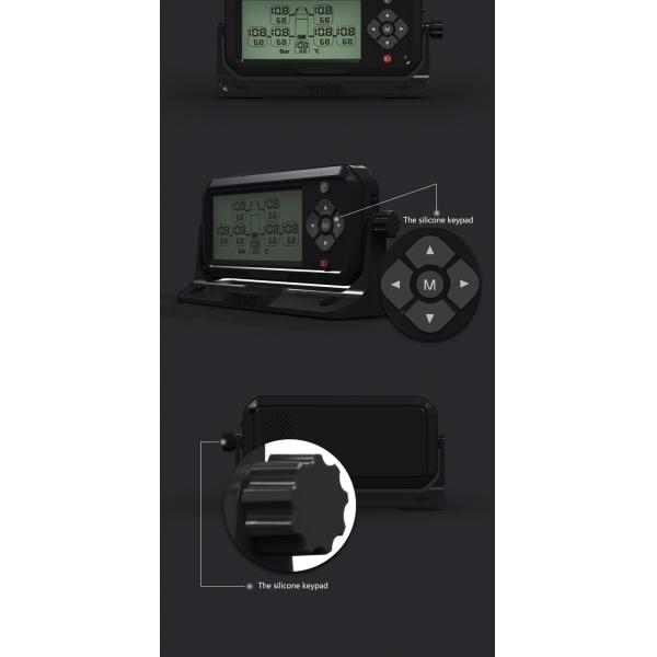 24V Truck Tire Pressure Monitoring System with 232 Data Format
