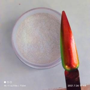 China high quality Rainbow mermaid powder neon pigment chrome nail aurora powder nail powder factory on sale