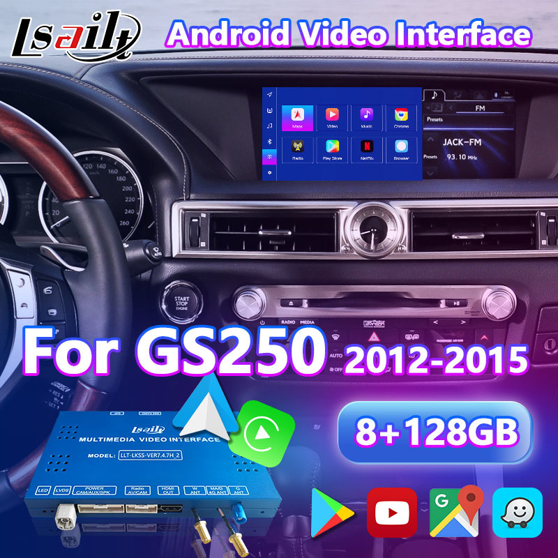 Quality Lsailt Android Car Video Interface for Lexus GS250 GS350 GS450h GS300h GS L10 2012-2015 wholesale