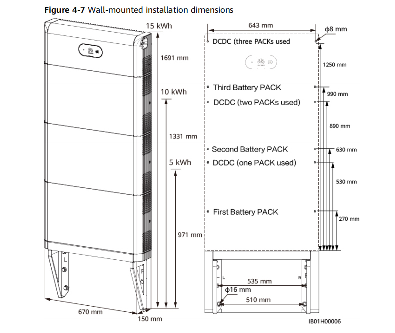 Huawe1 EU Warehouse 10kwh Luna2000-5/10/15-S0 Fusion Solar Smart String Lithium Battery Module with BMS Energy Storage System