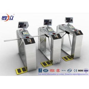 Quality Pedestrian Facial Recognition Turnstile ESD Fingerprint Access Control Barriers wholesale