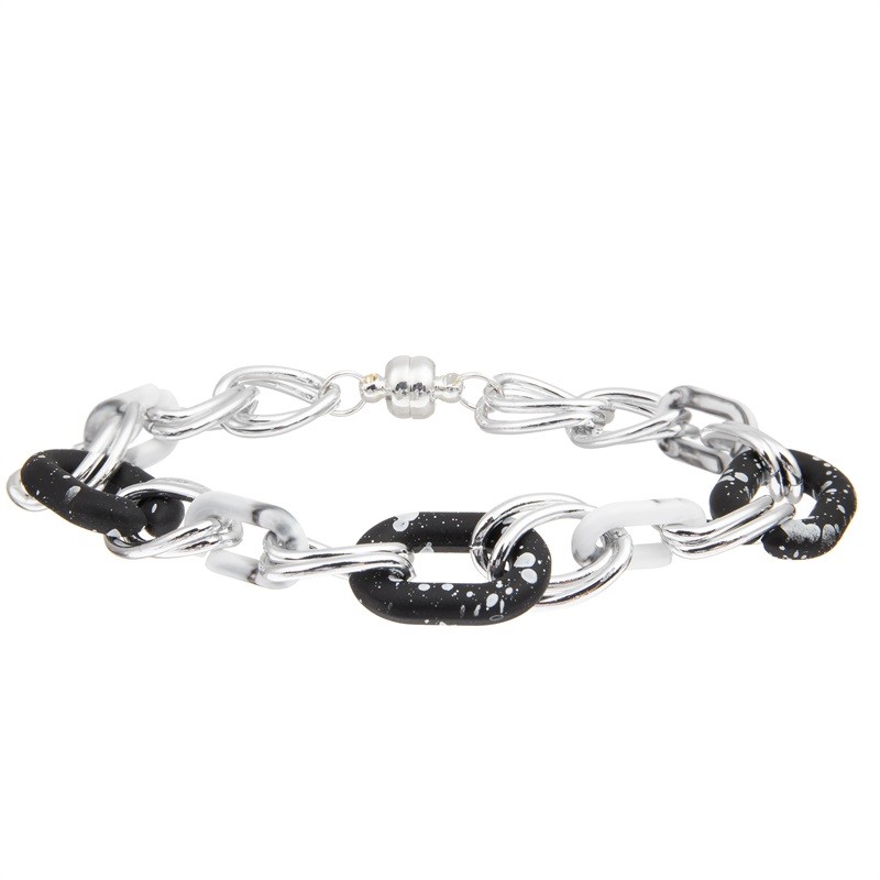 Boho Style White Point Leather Stackable Bracelet Set Handmade For Anniversary Gift