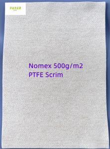 Quality Aramid / Nomex Needle Punched Felt Nonwoven Filter Cloth For Dust Collector wholesale