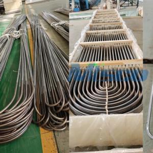 Quality ASTM A269 TP347/321 Seamless U Bend Tube 25.4 X 2.11mm For Petroleum Refining wholesale
