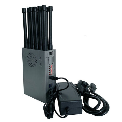 Mobile Phone Signal jammer 12.0W 5G Phone Jammer Temperature Lower than 40℃ Work 4.0 Hours,12000mAH Battery
