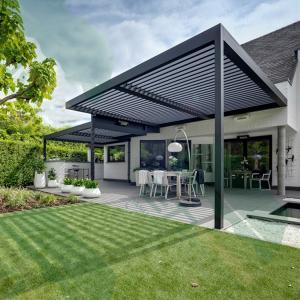 Quality Villa Garden Aluminum Louvered Pergola Landscape Leisure Sunshade Alu Pergole wholesale
