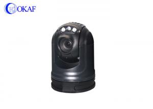 Quality 360 Degree Vehicle Mounted Ptz Camera , IP66 Black Ip Dome Camera High Speed wholesale