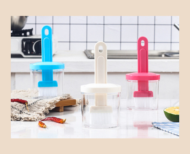 Plastic kitchen oil brush Barbecue brush with box