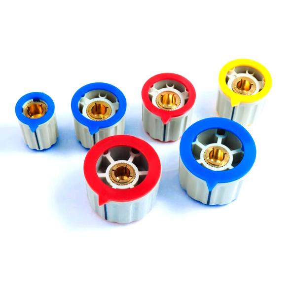 4mm Shaft Plastic Knob For Orange Potentiometer Application
