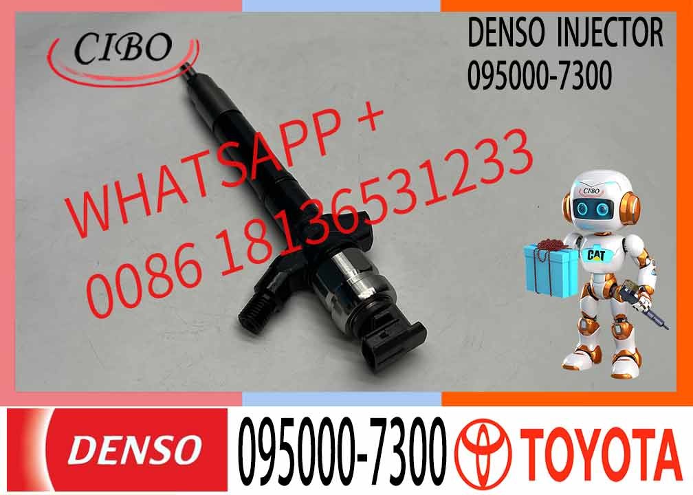 Denso Common Rail Fuel Injector 095000-7300 23670-0R140 Compatible With To Yota CO ROLLA 2.0 D-4D Diesel Engine 1AD-FTV