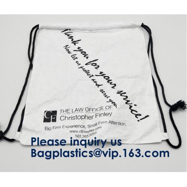 DuPont Paper Bags Shopping Bag,Custom LOGO Tyvek Washable Tearproof Paper Tote Shopping Bag, Bagease, Bagplastics, Pak