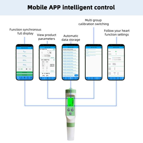Multifunctional Bluetooth PH Meter LCD Display Water Tds Tester