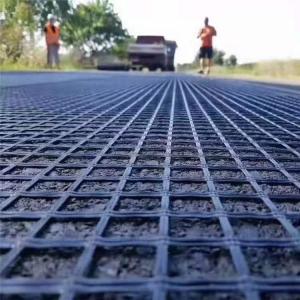 China Earthwork Products Biaxial Glass Fiber Fiberglass Geogrid for Parking Lot and Railway on sale