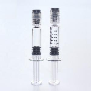 Quality Transparent Luer Lock Prefilled Glass Syringe 1cc wholesale