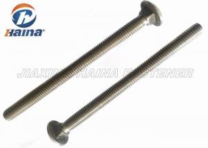 China Metric A2 A4 stainless steel 304 316 Full Thread Metric DIN603 Carriage Bolt on sale
