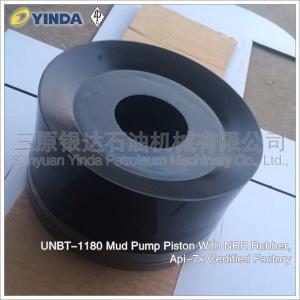 Quality UNBT-1180 Mud Pump Piston With NBR Rubber Piston Pump Structure Oil Drilling Industry wholesale