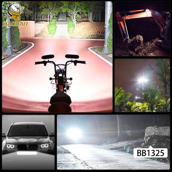 40W 36V White Steady Aluminum 8 Beam LED Universal Car Work Light
