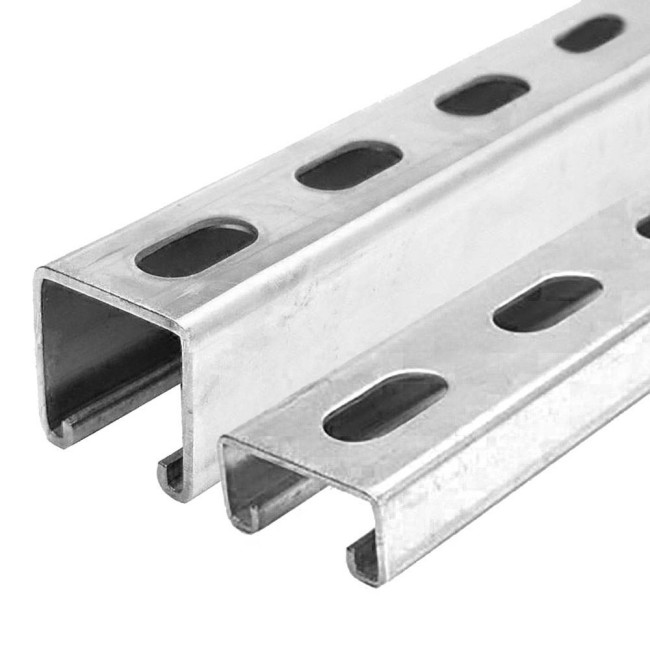 3 Phase Strut Channel Roll Forming Machine 45 Steel Roller Material