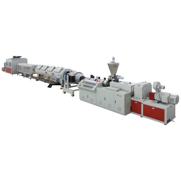 Co-rotating Conical Twin-screw PVC Pipe Extrusion Line for Twin Screw Type Processing