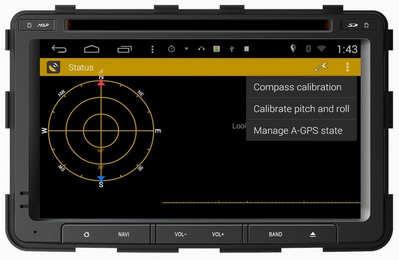 ouchuangbo car gps navigation s160 for Ssangyong Rexton with sat nav android 4.4 radio player