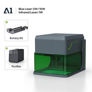Buy cheap A1 5W Mini Laser Engraver, High-speed 8000mm/min Laser Cutter, Portable Laser from wholesalers