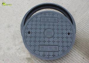 Quality Round Ductile Iron Manhole Cover Lid Drain Rain Grating Composite Well Lid Frame wholesale