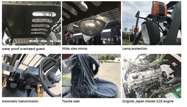 3t Gas Forklift with Paper Roll Clamp and Advanced Technology