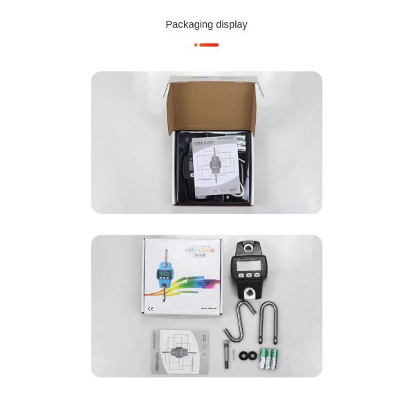 Veidt OCS-L Portable Crane Scale 50kg Capacity Digital Hanging Weight Hook Scale with LCD/LED Display OEM ODM Supported