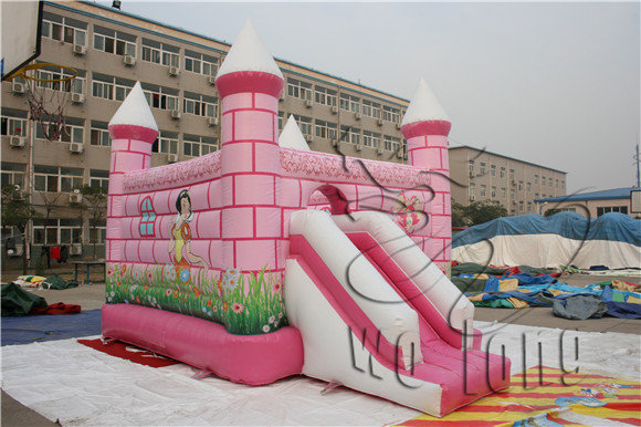hot sell inflatable bounce with slide,inflatable castle