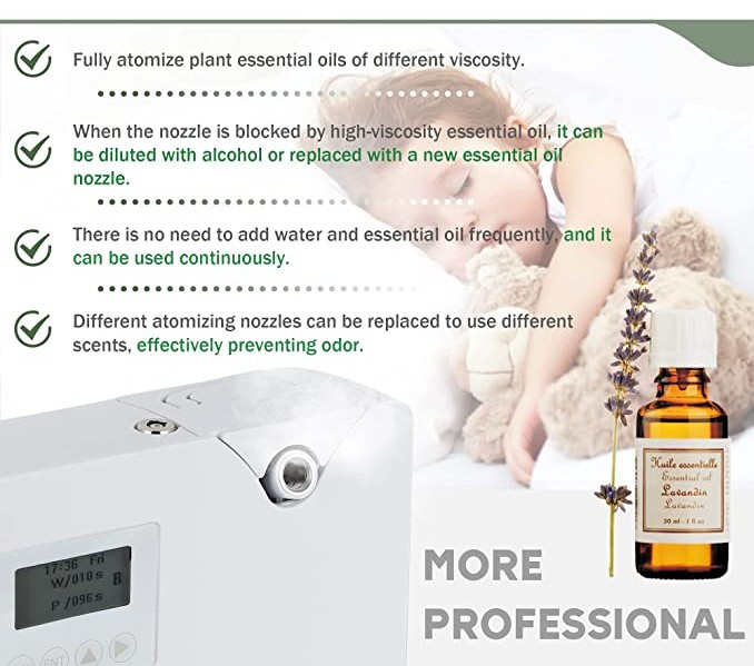 Smart Large Area Oil Fragrance WiFi Aroma Diffuser 300ml Auto Timer Function Fragrant Device for Hotel Home Nebulizer Atomizer