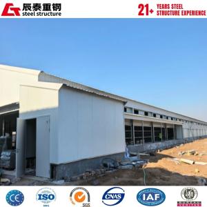 Quality H-Section Steel Structure Livestock Greenhouse with Glass Walls wholesale