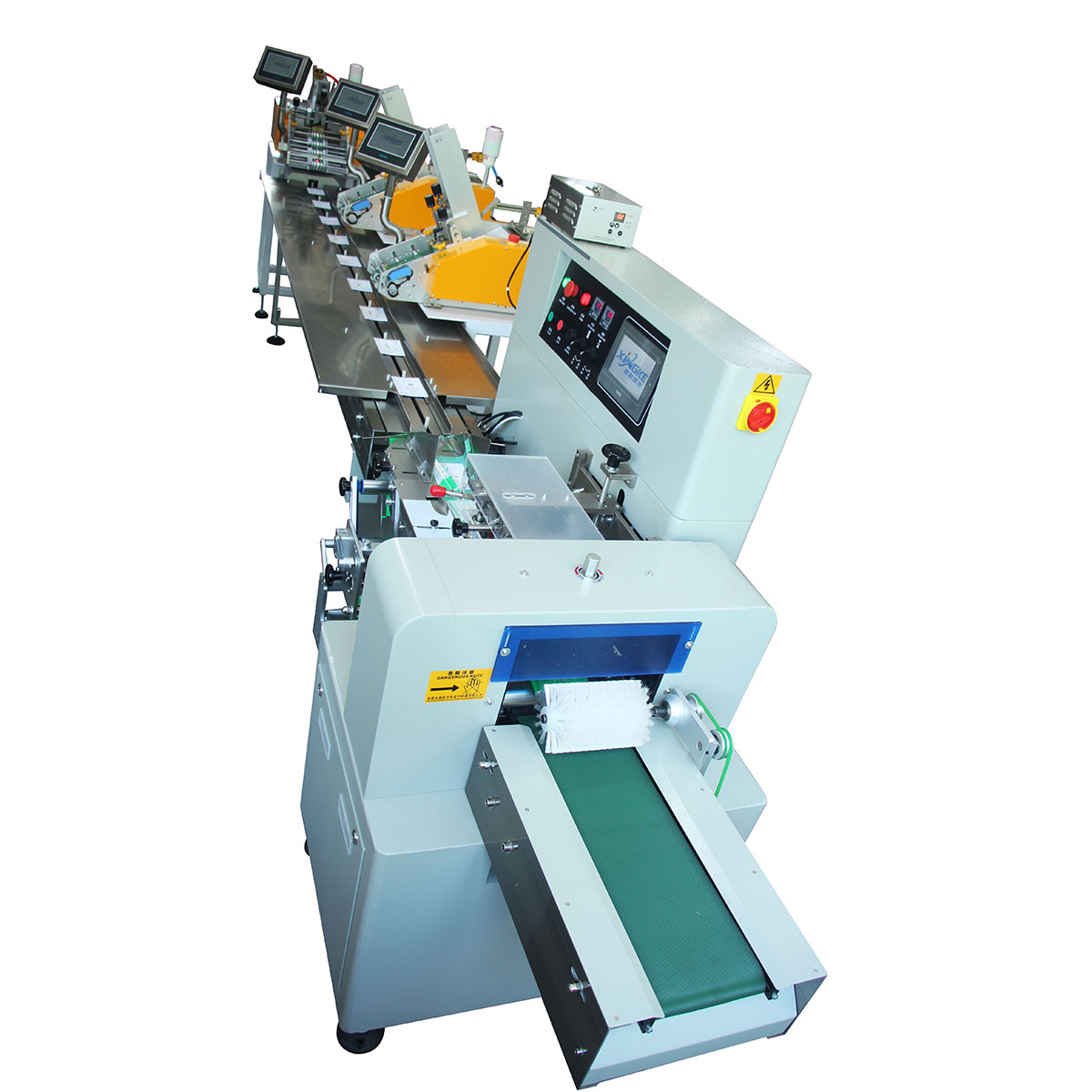 Hot Product Fast Sealing Cutting PE Film Pillow Shape Paging Paper Packing Machine Wrapping Packaging Machine
