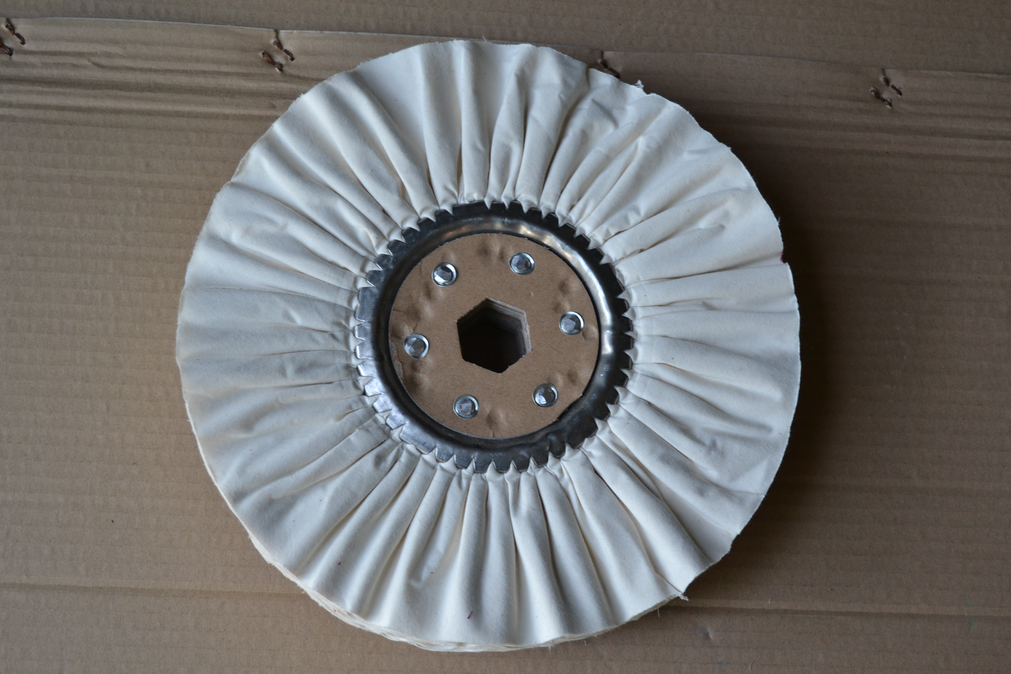 66 Ply Cloth Buffing Wheel Mirror Polishing For Stainless Steel