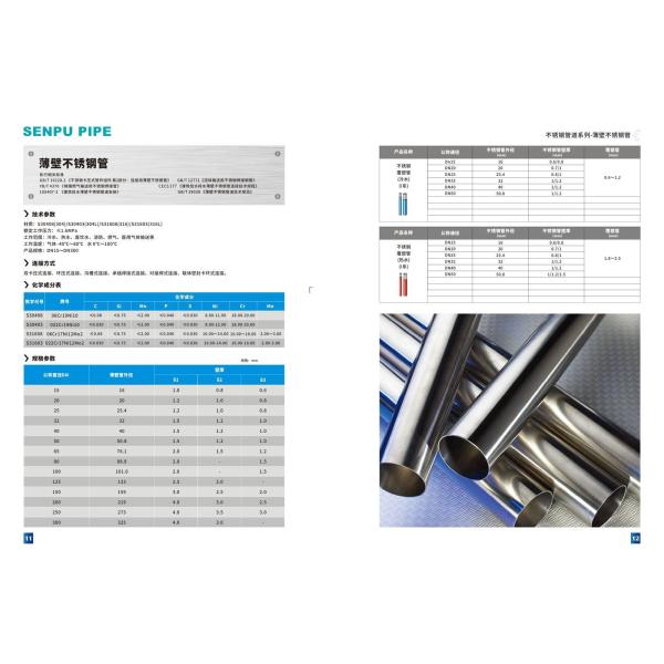 ASTM 304 316L Polishing Stainless Steel Pipe Round Rustproof