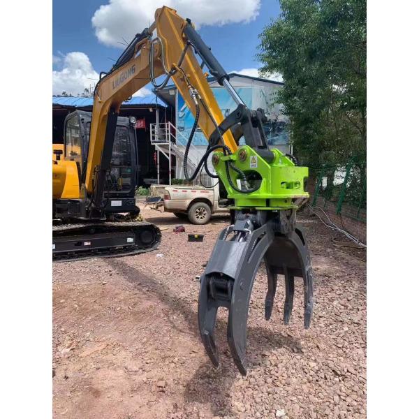 Wood Rotating Hydraulic Log Grapple For 4 Ton 6 Ton Excavator