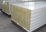 Rock Wool Metal Sandwich Panels Fire Resistant With Smooth Edges