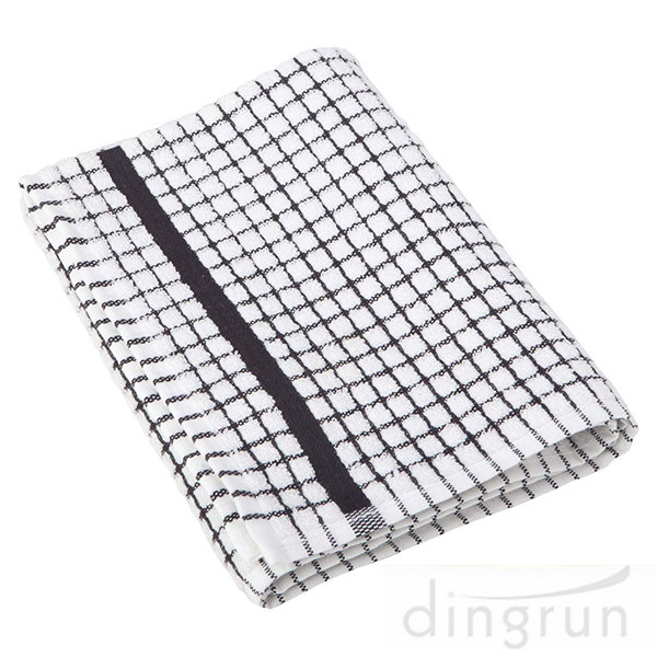 100% Cotton Kitchen Tea Towels , Azo Free Housework Kitchen Cleaning Cloth 50*70cm