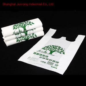 Quality T Shirt Compostable Biodegradable Plastic Bags Manufacturing made from corn starch wholesale