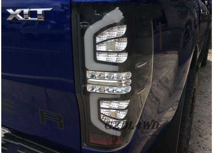PMMA + ABS + Aluminum Ranger Led Tail Lights T6 T7 2012 - 2016 / GZDL4WD 4x4 Car Accessories