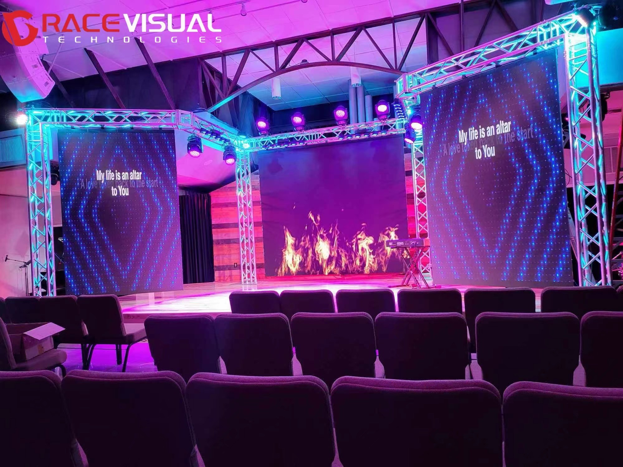 High Pixel Density IRA LED Screen - 1.9mm to 3.9mm Pixel Pitch, Long Lifespan, Wide Viewing Angle