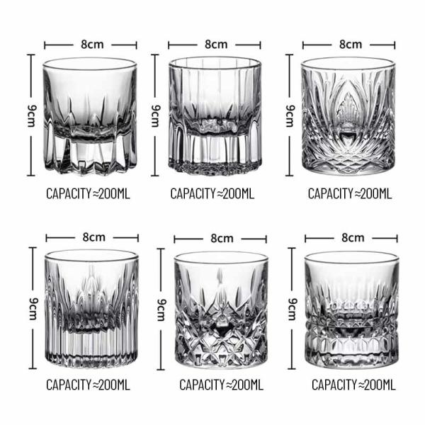 Tailor-Made Laser-Etched 6-16oz Crystal Whiskey Glasses|Wholesale for Wine Estates & Upscale Resorts