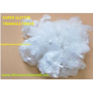 China Triangle Recycled Polyester Staple Fiber PSF For Acupuncture on sale