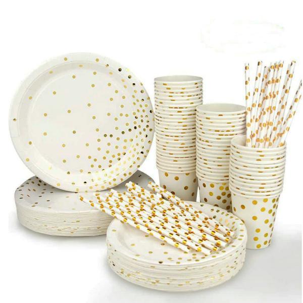 Biodegradable Sugarcane Bagasse Plates Tray Disposable Dishware