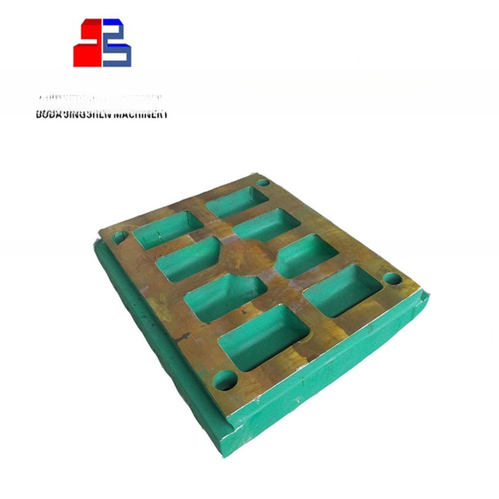 Advantageous High Manganese Steel Jaw Plate for Jaw Crusher Spare Parts 1000KG Weight