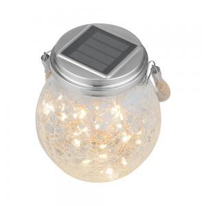Quality 3000K Decorative Solar Lamp Solar Powered Lamp With Glass Plastic Cap wholesale