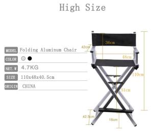 China Foldable Professional Makeup Artist Chair , Lightweight Makeup Chair on sale