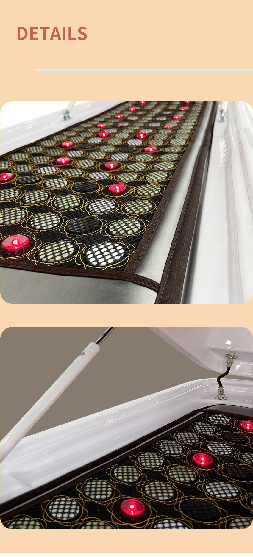 ODM Pemf Steam Heating Capsule Sauna Spa Photon Light Therapy