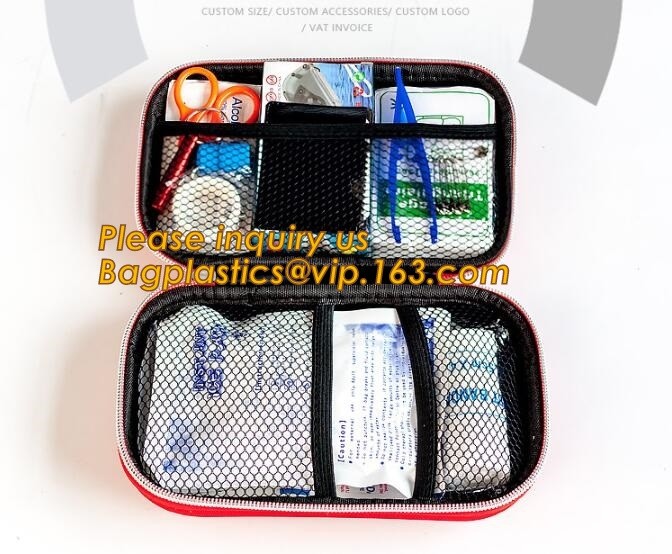 EVA First Aid Kit Packed with hospital grade medical supplies for ,portable car travel military camping survival emergen